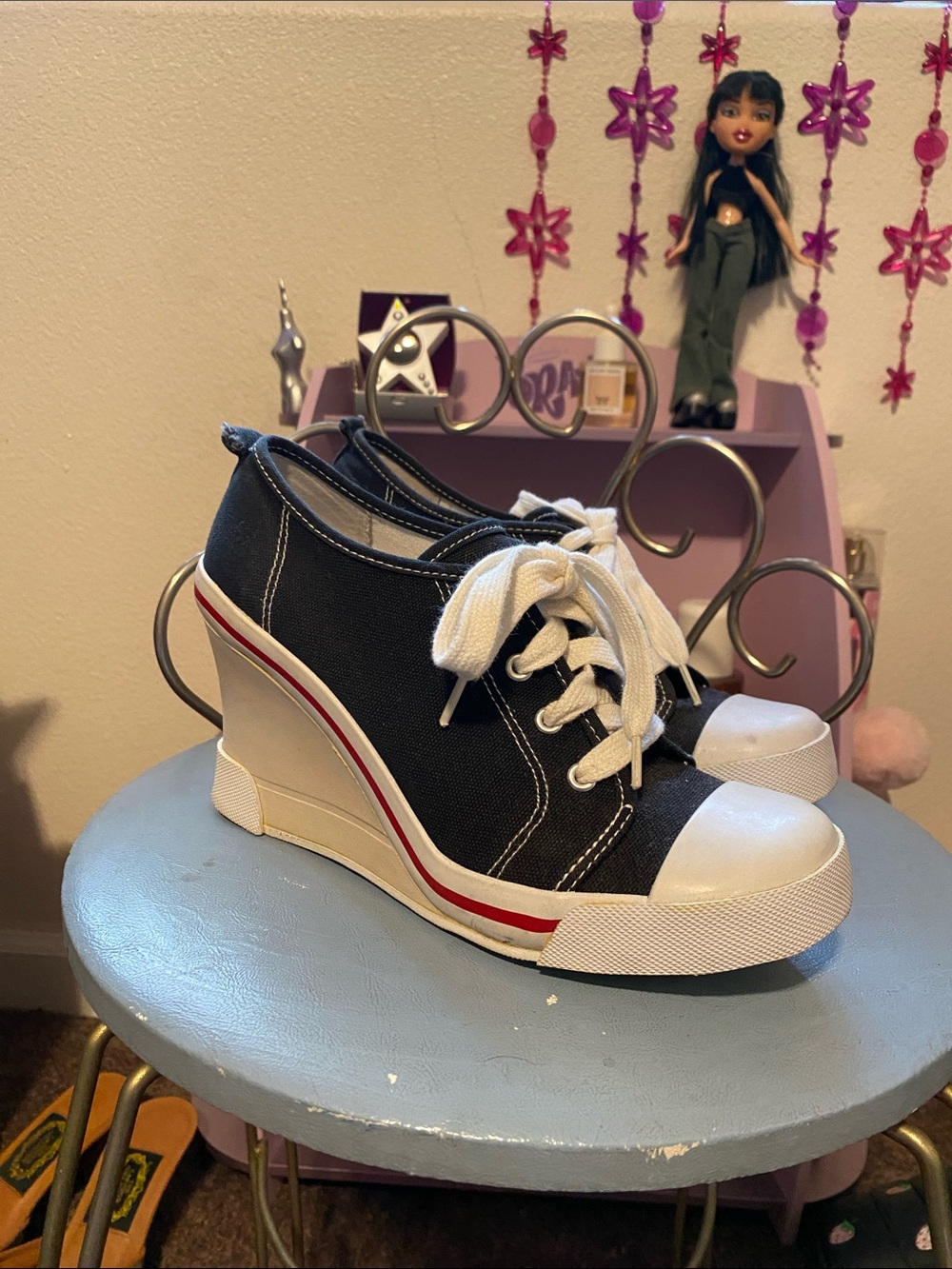 Y2K Platform Wedge Sneakers